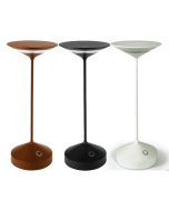 Lampade da tavolo ricaricabile in 3 colori diversi Ø 100 x h 280 mm